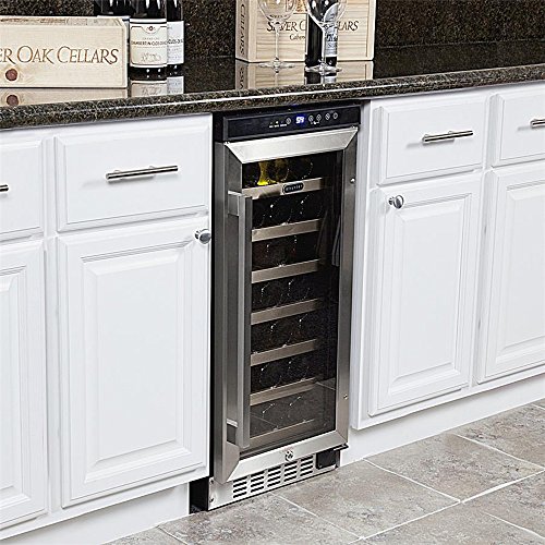 Whynter BWR-33SA 33 Bottle Built-In Wine Refrigerator, Stainless Steel