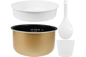 Cabilock Rice Cooker Inner Pot Replacement for Tiger Rice Cooker, 3L Non-Stick Coating Aluminum Alloy Liner with Measurement 