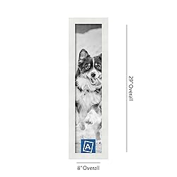 ArtToFrames 6x27 Inch White Picture Frame, This