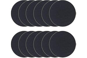 Abakoo Compost Bin Filters, 12 Packs, Activated Carbon Filters for Kitchen Compost Pail Filters Replacement for 1.6/1.8 Gallon Compost bin, 8.45 Inches, 6mm Thickness