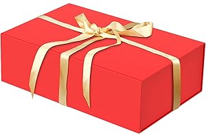 HAVREPAC Luxury Large Gift Box 13.8"x9"x4.3" Storage Box Ribbon Magnetic Closure for Luxury Packaging Box for Mother's Day, Birthdays, Bridal Gifts,Weddings