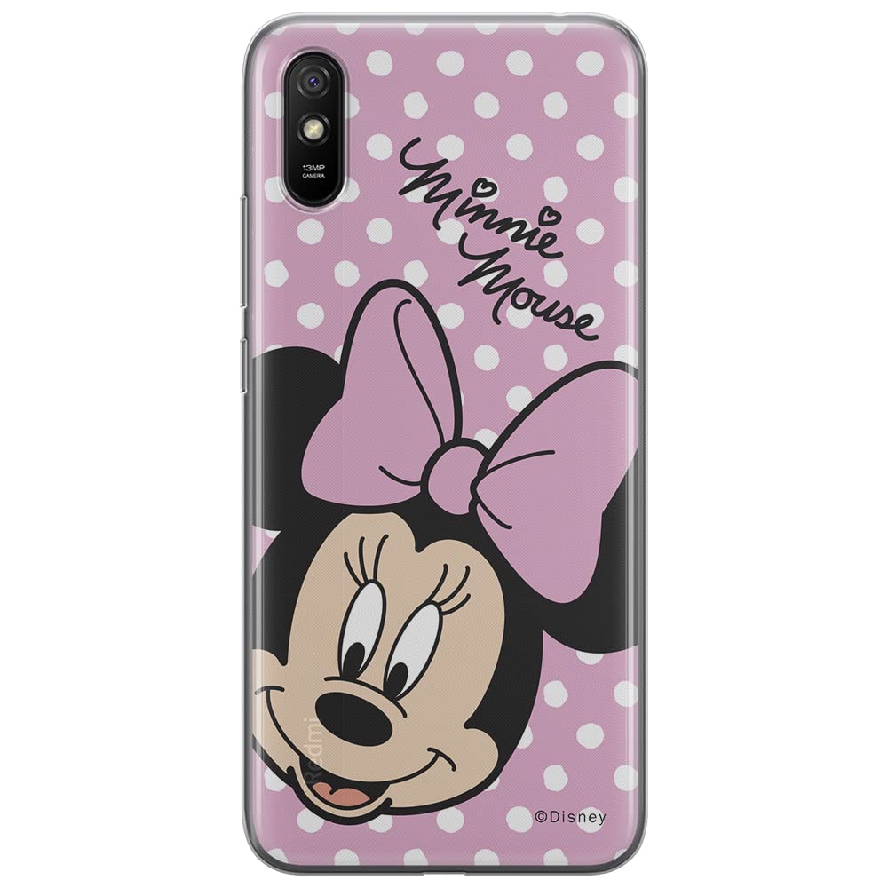 ERT GROUP mobile phone case for Xiaomi REDMI 9A original and officially Licensed Disney pattern Minnie 008 optimally adapted to the shape of the mobile phone, case made of TPU