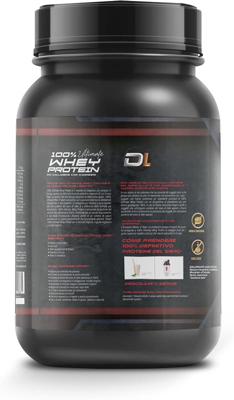 Whey Protein | Proteina in polvere con Collagene, Magnesio e Amminoacidi | Aumenta la massa muscolare | Supporta lo sviluppo e il recupero muscolare | Proteina facile da digerire | 1kg (Vaniglia)