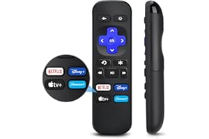 Replacement Remote Control Only for Roku Box, Universal Remote for Roku 1/2/3/4, HD,LT,XS,XD, for Roku Express/+, Premiere/+ 