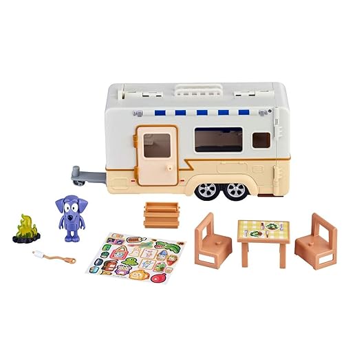 Bluey's Caravan Playset, 2.5-3 inch figures
