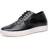 Chaussures Rehaussantes Homme CHAMARIPA - Style Oxford En Cuir, +7cm De Hauteur | Marron, Taille Standard
