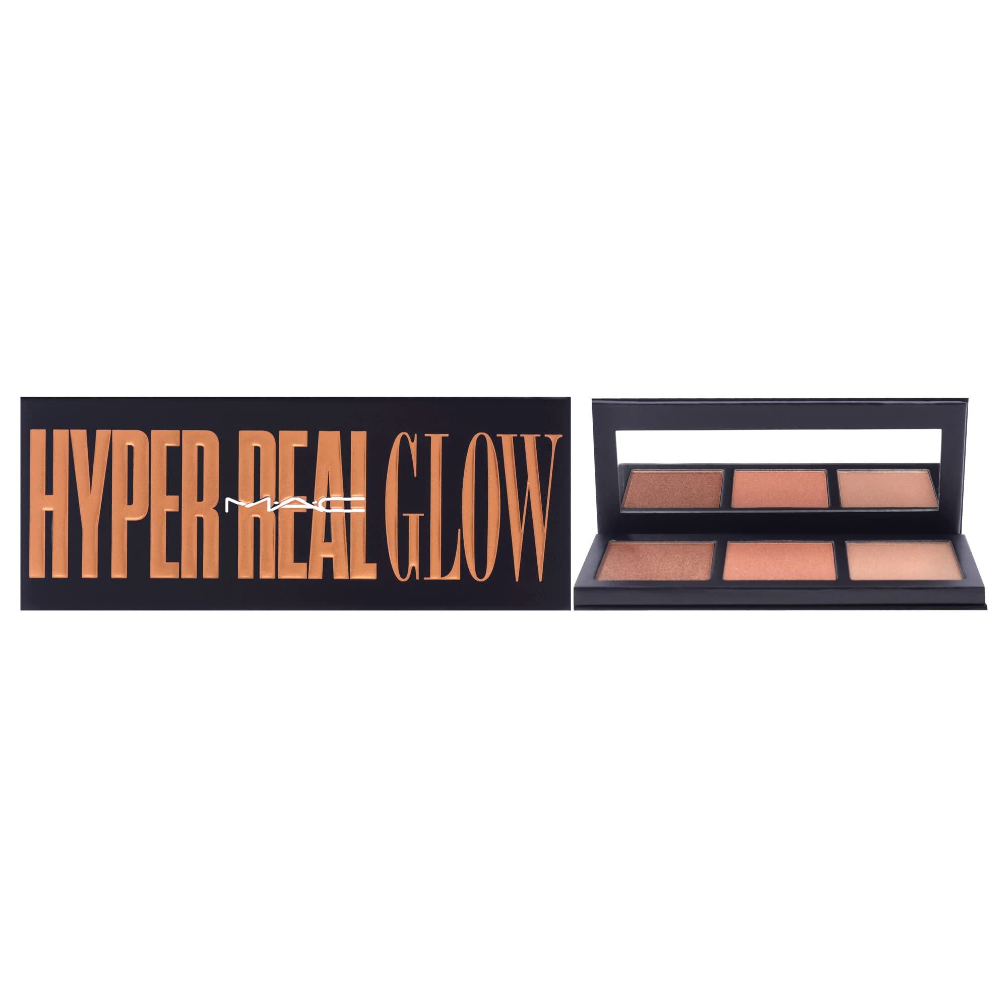 MAC Hyper Glow Palette - Shimmy Peach for Women 0.15 oz Makeup