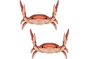 2PcsCreative Crab Pen Holder Weightlifting Crabs Pen Stand Storage Rack, Office Desktop Decoration, Pencil Holders Desk Suppl