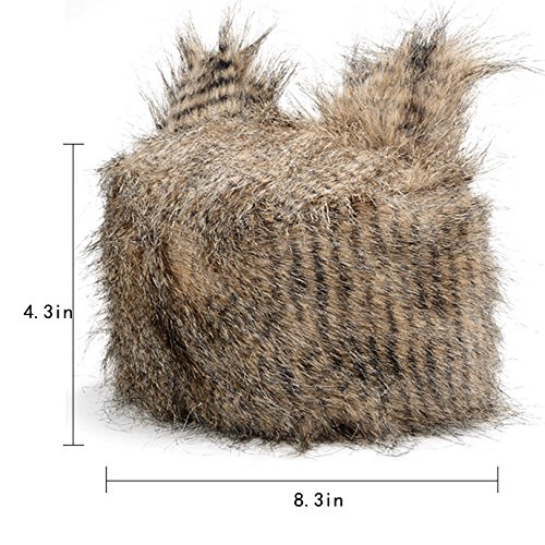 YAOSEN Women Faux Fur Hat with Ears Winter Ear Warmer Earmuff