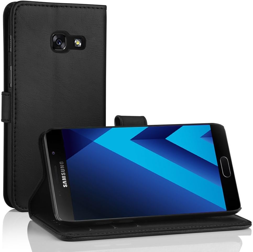 Simpeak Case Compatible with Samsung Galaxy A5 2017, Leather Flip Wallet Case Cover Replacement for Samsung Galaxy A5 2017