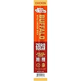 The New Primal All Natural Chicken Stick, Buffalo Style - Keto &amp; Gluten Free Healthy Snacks for Adults, Sugar Free Low Carb, Paleo Meat Stick - 9g Protein, 60 Calories - Buffalo, 1 Oz. (1 Count)