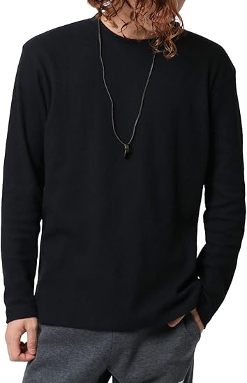 Amazon ユナイテッド Tシャツ メンズ ワッフル 無地 長袖 ネックレス 付き Tシャツ カットソー 通販 Amazon ユナイテッド Tシャツ メンズ ワッフル 無地 長袖 ネックレス 付き Tシャツ カットソー 通販