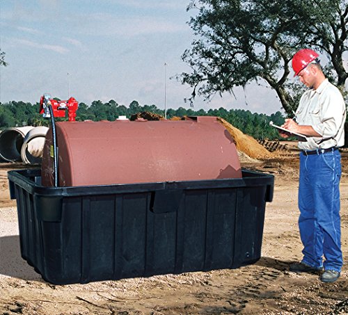 UltraTech 2820 Polyethylene Ultra-550 Containment Sump with 3/4" Drain, 605 Gallon Capacity, 5 Year Warranty, Black - Thumbnail 3