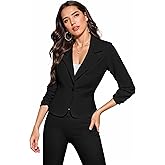 Hybrid & Company Women Super Comfy Ponte Office Blazer