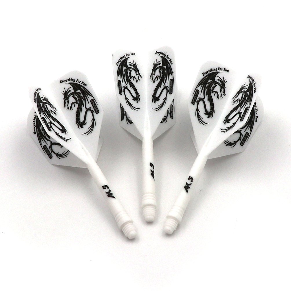 CUESOUL ROST Integrated Dart Shaft and Flights,big wing shape,Set of 3 pcs Dragon Pattern(CSAK-5JL2) — image 1