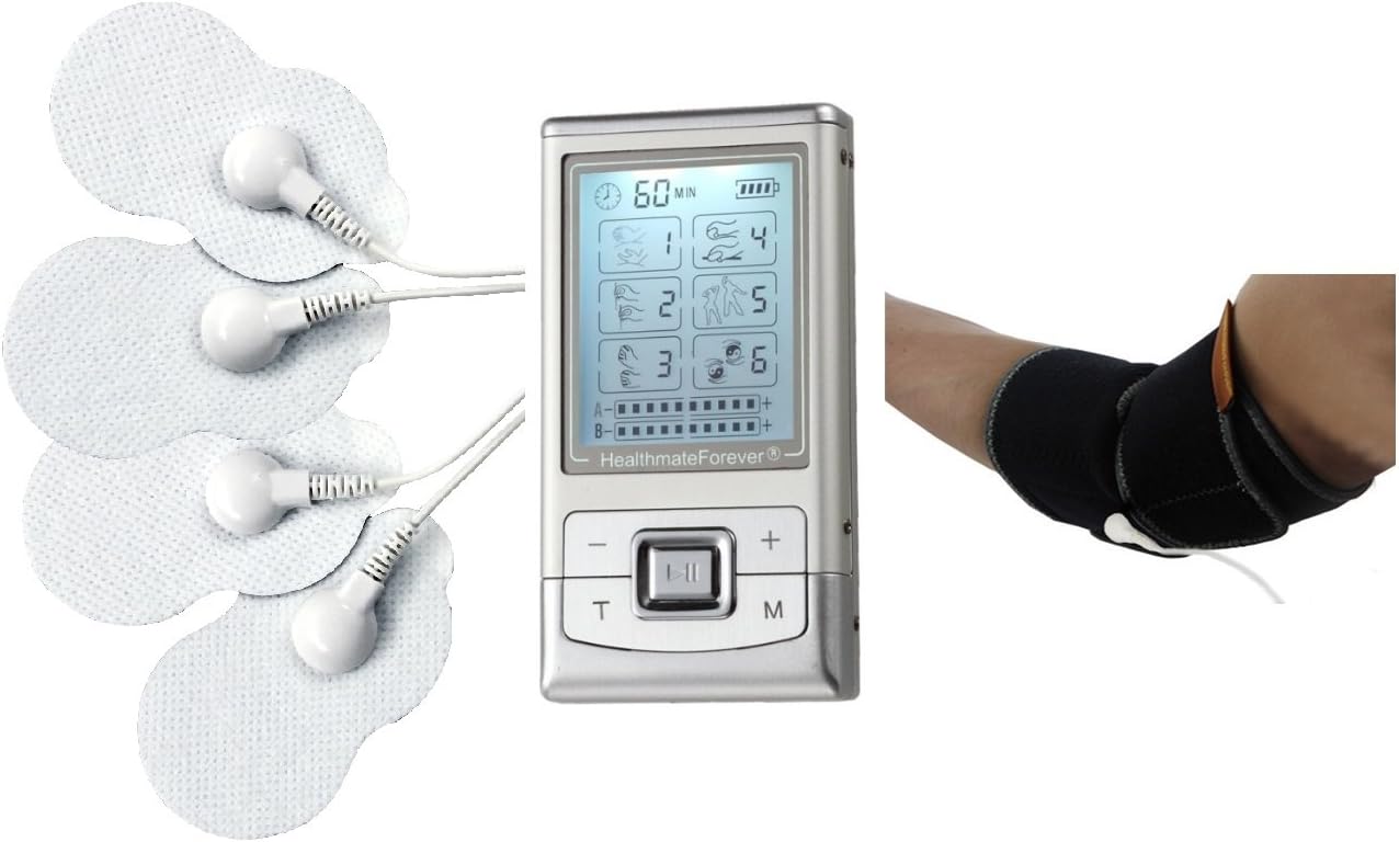 Healthmateforever OTC 6 Modes Smart Electro Pain Relief Massage Therapy Machine + Arm Brace