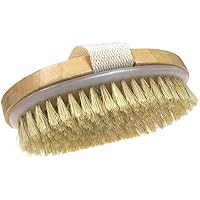 Hyshina Body Brush Improves Skin's Health and Beauty, Natural Bristle Removes Dead Skin and Toxins, Cellulite Treatment, Impr