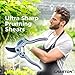 Garden Pruning Shears w/ Safety Lock - Best Bypass Hand Secateurs for Trimming, Cutting Flowers Branches - Plant Cutter Scissors w/ Superior Blades,Better Than Traditional Hedge Trimmer, Tree Clippers