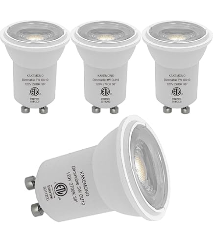 thumbnail image 2 of SINCELIGHT GX53 LED Bulbs, 7W, Reflector, 60W Equivalent, Disc Frosted Puck, RA≈85... 2 of 9