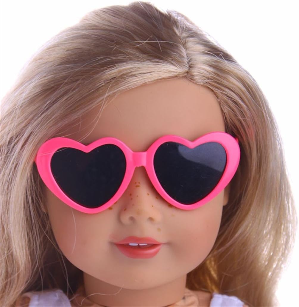 For 18 inch Fashion American Girl Doll, HUHU833 Heart Plastic Frame