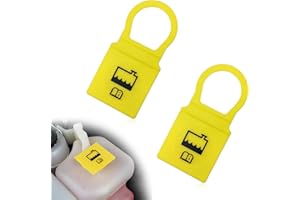 BSAMZO 2 Pack Engine Recovery Overflow Tank Cap Coolant Cap Replacement Engine Coolant Reservoir Cap Compatible with Chrysler/Dodge/Jeep/Ram 55111074AA 52079331