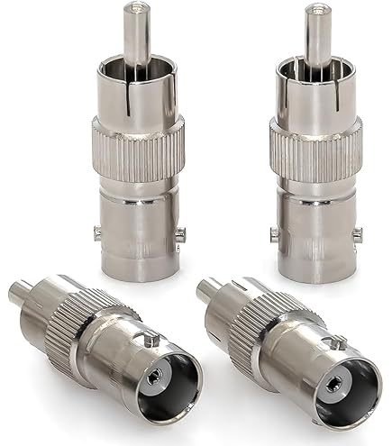 UKDJ BNC Macho Enchufe A Hembra RCA Conector Adaptador Aéreo