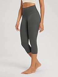 ODODOS Buttery Soft Lounge Yoga Capris for Women