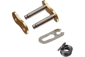 RK Racing Chain GB530XSOZ1-CLIP-CL (530 Series) Gold RX-Ring Clip-Type Connecting Link