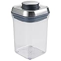 OXO SteeL POP 0.9-Quart Small Square Container