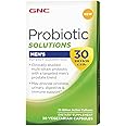 GNC Probiotic Solutions Men’s Supplement, Provides Prostate, Urinary, Digestive and Immune Support, 30 Billion CFUs, 30 Vegetarian Capsules, 30 Servings