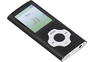 Yunseity MP3 Player, BT 5.0 MP4 Player with 1.8in Color Screen, Portable HiFi Sound Music Built in HD Speaker, Supports E Boo