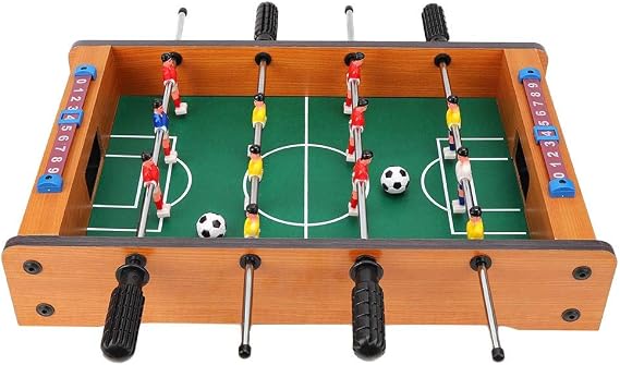 テーブルサッカー サッカーテーブルフーズボール 男の子の赤ちゃんの家族のための屋内レジャーおもちゃ教育ゲームパーティー Wood Color ボードゲーム 百人一首 花札で脳トレーニング