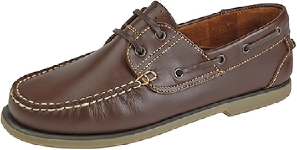 all leather boat shoes
