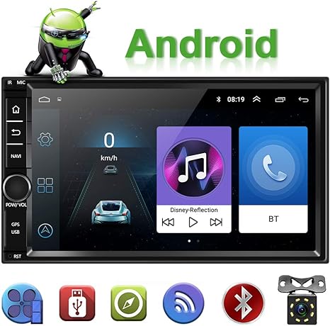 Amazon Com Hikity Android Car Stereo With Gps Doubel Din 7 Inch