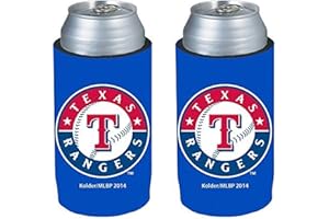 KOLDER MLB Baseball Team Logo Ultra Slim 12oz Beer Can Cooler Holder Sleeve 2-Pack