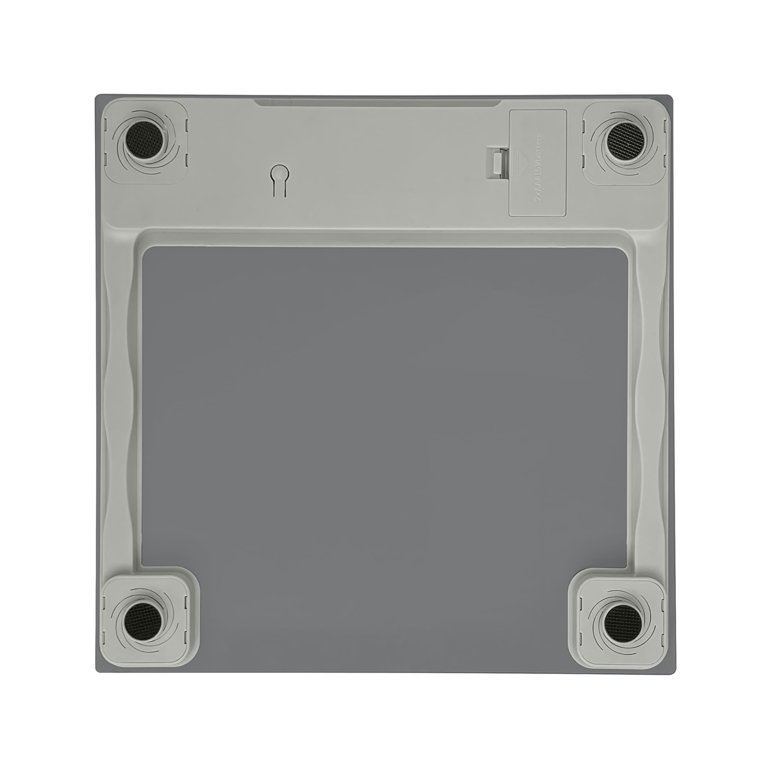 Taylor Digital Scales for Body Weight, Highly Accurate 350 LB Capacity Bathroom Scale, 11.0 x 11.0 Inch Durable Glass Platform, Battery Powered, Easy to Read, Gray