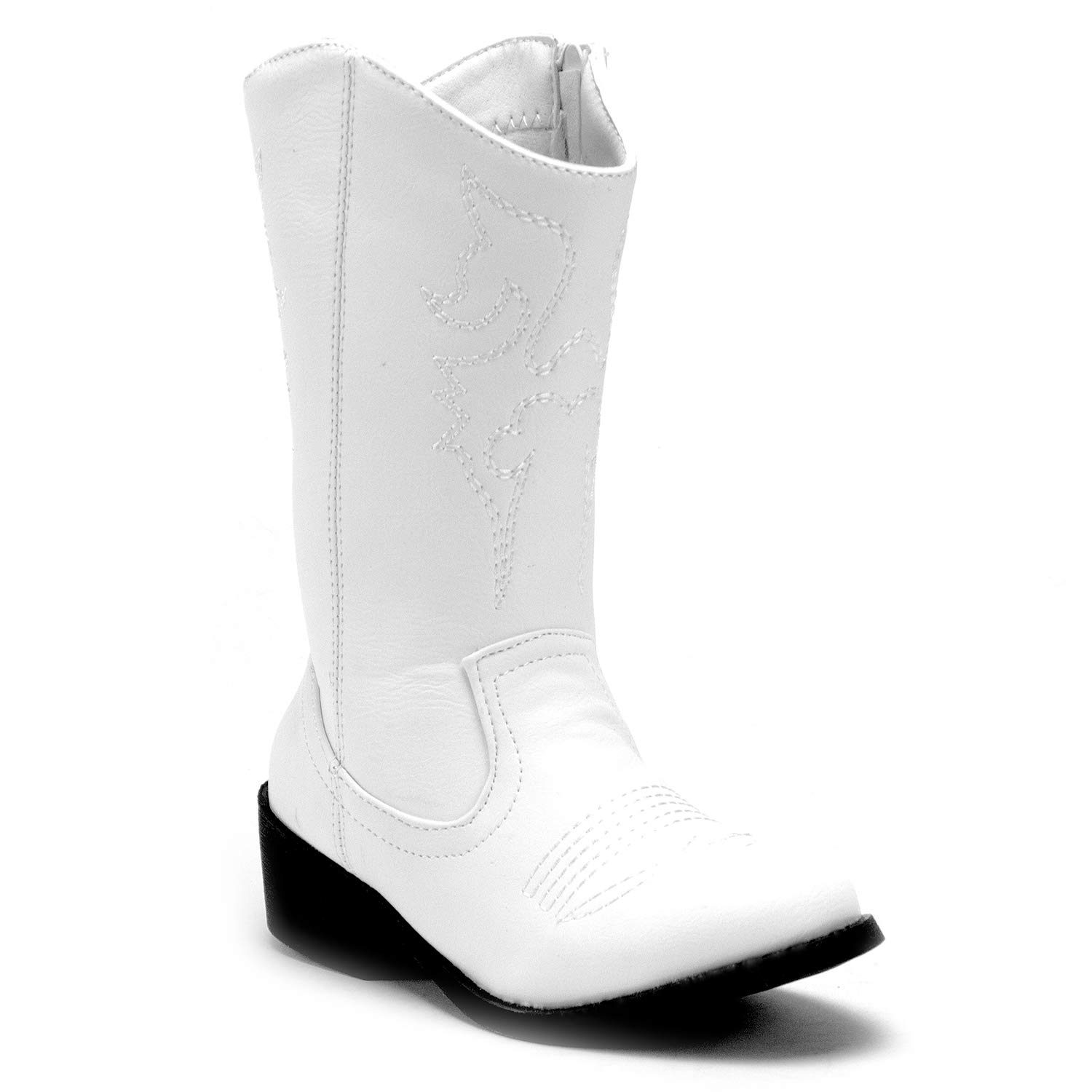 white tall cowboy boots