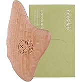 neos:lab Face Sculptor - Beech Wood Massage Tool, Portable & Lightweight Scraping Tools, Wood Gua Sha, Relieve Tensed Muscle, Lymphatic Massage to Help Face & Body Circulation
