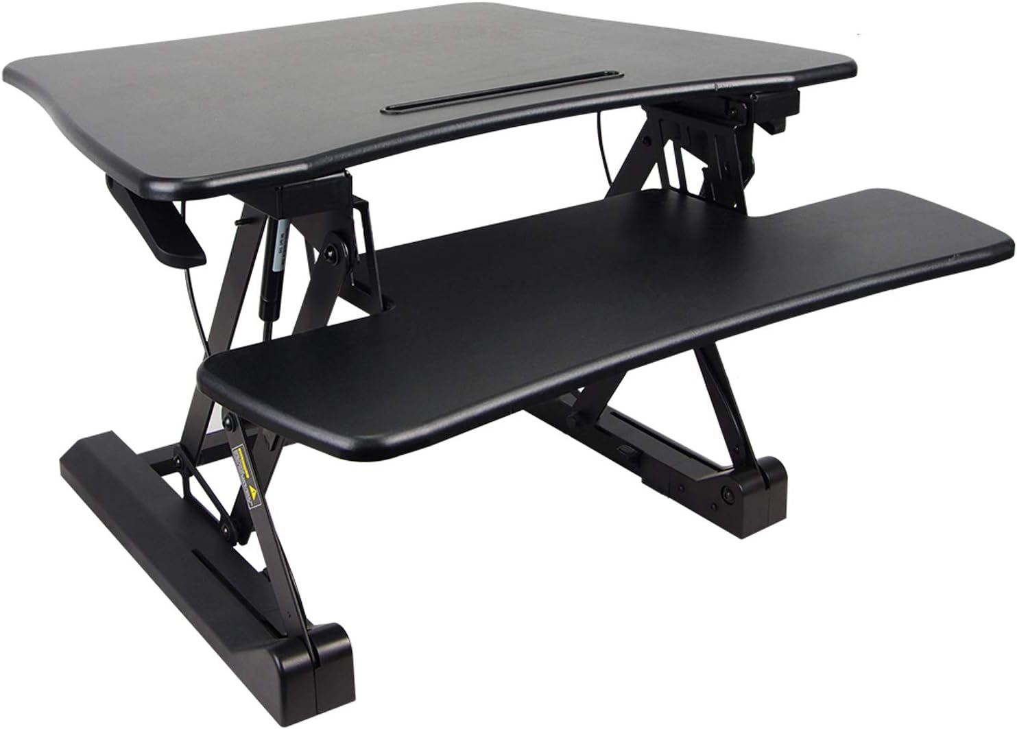 Electric Stand up Desk Frame - EleTab Dual Motor with Cable Management Rack Height Adjustable Sit Stand Standing Desk 32" Base Workstation