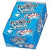 Trident Splash Sugar Free Gum, Peppermint Swirl, 9 Count, Pack of 10