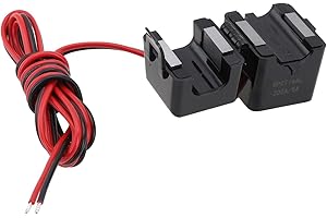 Miniature Split Ferrite Core Clamp Current Transformer Sensor 50A/5A to 200A/5A Ratios AC Measurement for Car Charging Pile P
