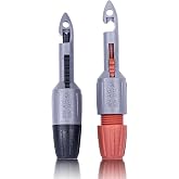 BOCEUC Insulation Piercing Clips Set, 2 Pack 2 mm Heavy Duty Needle Electronic Wire Piercing Probe for Multimeter Voltmeter Thermometer Testing Tool