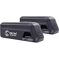 OWLTRA OW-2 Indoor Electric Mouse Trap 2 PCS, Instant Kill Rodent Zapper with Pet Safe Trigger, Black