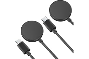 CLOLASA 2 Pack USB Type C Galaxy Watch Charger Cable Compatible with Samsung Galaxy Watch 8/7/6 Classic/6/5 Pro/5/4/4 Classic/3/Active 2/Active, Portable Wireless Charging Dock 3.3FT…