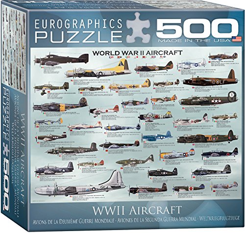 World War II Aircraft Puzzle, 500-Piece