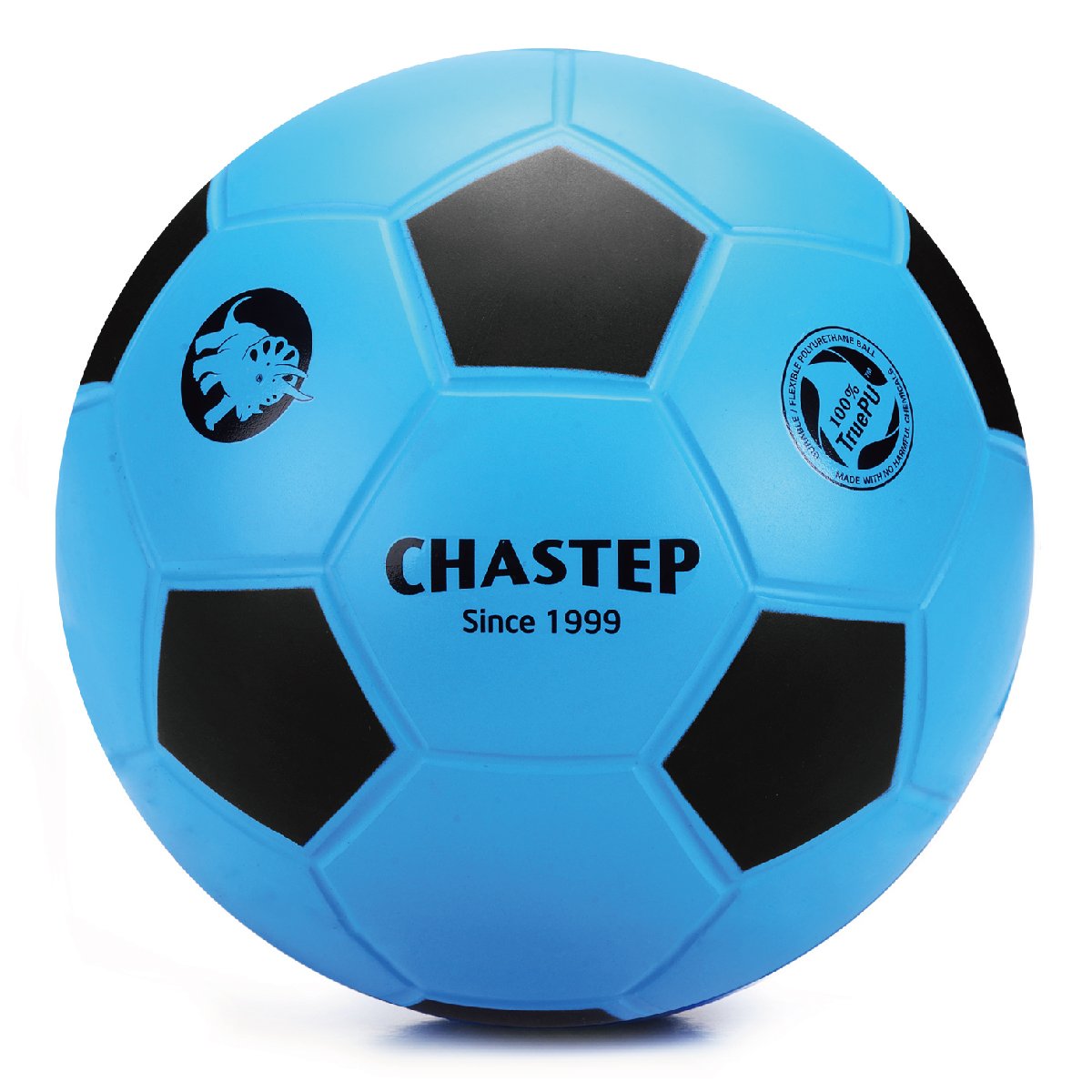 Chastep 8" Foam Football Indoor/Outdoor Perfect for Kids or Beginner Play and Exercise Soft Kick & Safe (Blue/Black)