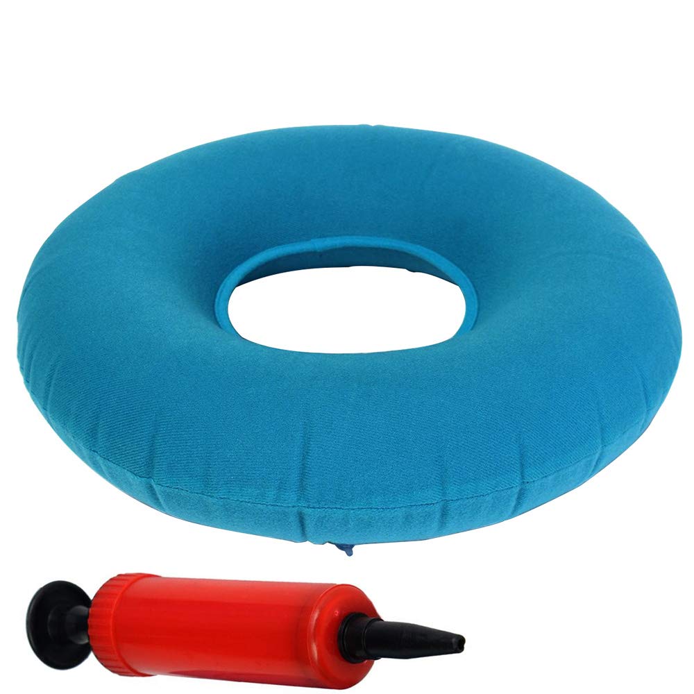 Cuscino Da Seduta Ortopedico Gonfiabile - Per Sollievo Da Sciatica, Mal Di Schiena E Postura, Grigio - Foto 14