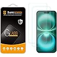 Supershieldz (3 Pack) Designed for iPhone 16 / iPhone 15 (6.1 inch) Tempered Glass Screen Protector, Anti Scratch, Bubble Free