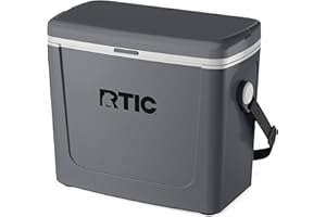 RTIC 16 Qt Road Trip Cooler, Hard Insulated Portable with Strap and Handle for Outdoor, Beach, Picnic, Camping, Sports, Travel