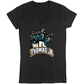 Brian Thomas Jr Collage Jacksonville Ladies V-Neck Shirt T-Shirt